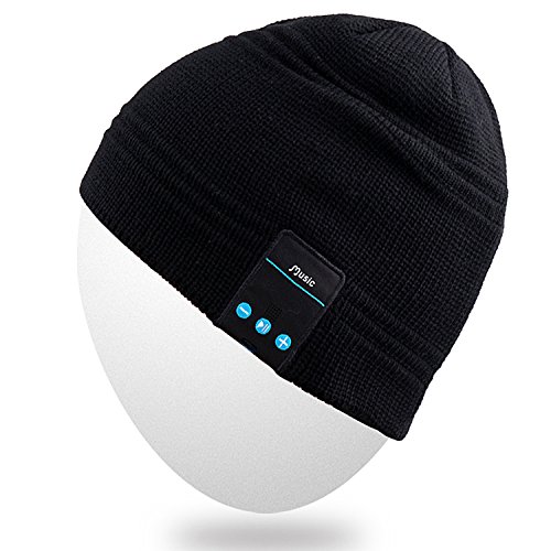 Bluetooth Beanie Hat with Speakerphone Headset