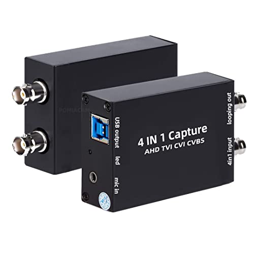 BNC to USB Capture Card - USB3.0 Video and Audio Capture Device