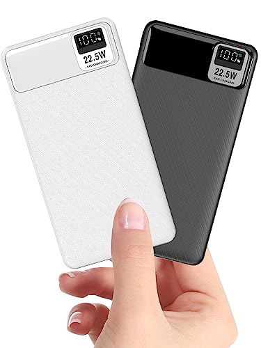 bodbod Portable Charger Power Bank - 2 Pack 10000mAh
