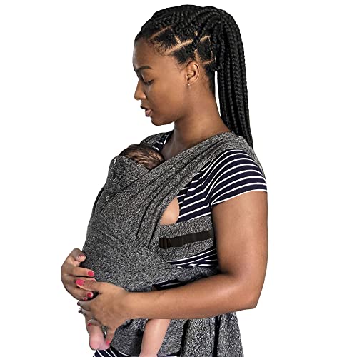 Boppy Baby Carrier- Adjustable ComfyFit, Heathered Gray