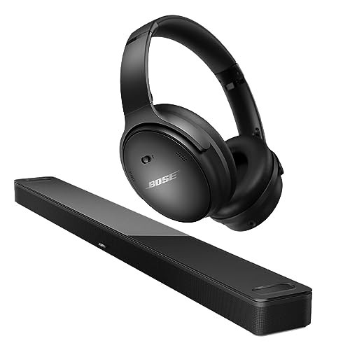 Bose QuietComfort 45 Wireless Noise Canceling Headphones and Smart Soundbar 900