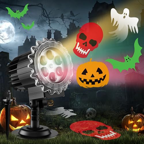 Brighter Halloween Decorations Projector Lights