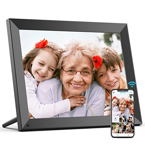 BSIMB 15-Inch 32GB WiFi Digital Photo Frame, Extra Large Electronic Picture Frame with Touch Screen, Share Pictures&Videos via App&Email from Anywhere, Gift for Grandparents