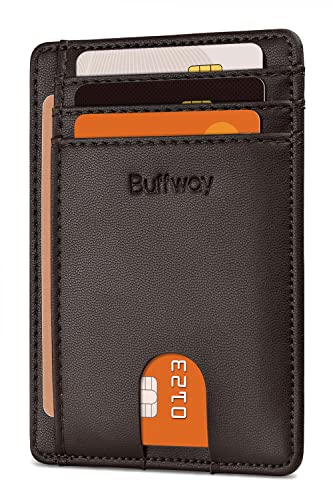 Buffway RFID Blocking Leather Wallet