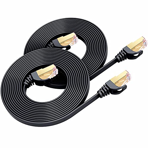 BUSOHE Cat 8 Ethernet Cable 15 FT 2-Pack: Hyper Speed and Stability