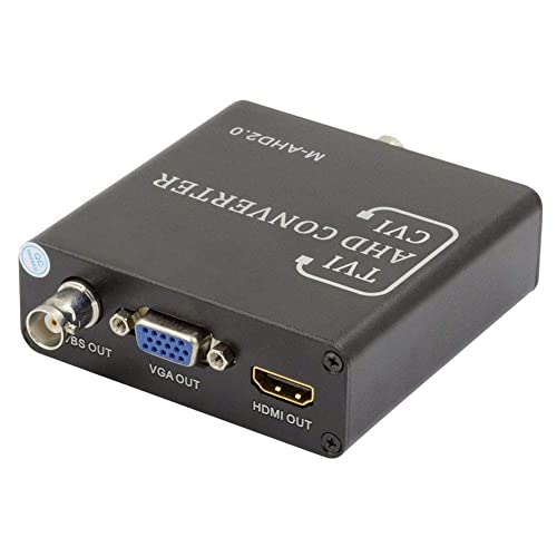 Buy it Now BNC AHD TVI CVI CVBS to HDMI VGA CVBS PAL NTSC Coaxial Video Converter AHD TVI 5MP CVI 2MP for Analog CCTV IP Camera DVR XVR IR LED 720P 1080P