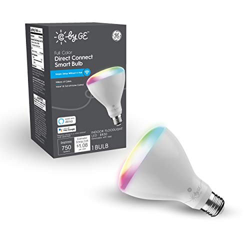 C by GE Full Color BR30 Smart LED Light Bulb