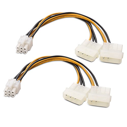 Cable Matters 6 Pin PCIe to Molex Power Cable