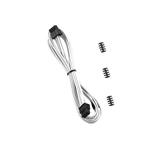 CableMod E-Series Classic ModFlex Sleeved 8-pin PCI-e Cable for EVGA G/G+ / P/P+ / T (White, 60cm)
