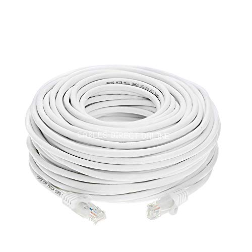 75ft White Ethernet Network Patch Cable