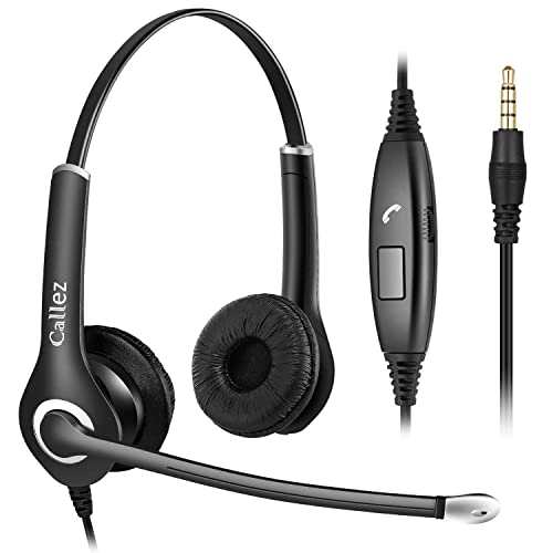 Callez 3.5mm Cell Phone Headset with Microphone