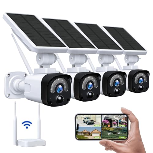CAMBLINK 2.5K Solar Home Security Camera System