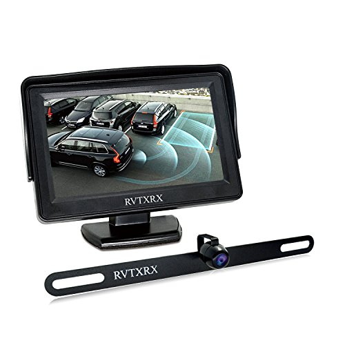 Car License Plate Rear View Camera and Monitor