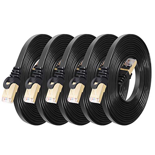Cat 7 Ethernet Cable 5Pack - High Speed Internet Cable