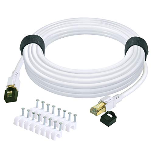 QIFGUO Cat 8 Ethernet Cable - High-Speed LAN Patch Cable for Gaming and More
