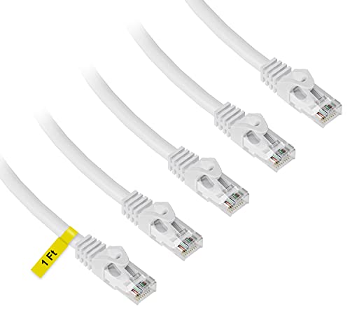 Cat6 Ethernet Cable 1 ft (5 Pack)