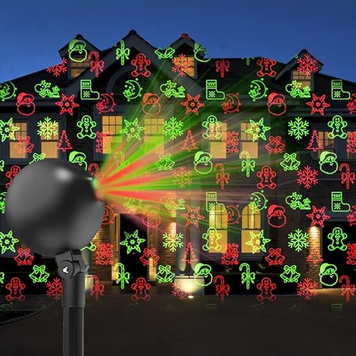 Christmas Lights Projector Laser Light - Festive Home Decor
