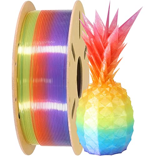 Clear Rainbow PLA 3D Printing Filament