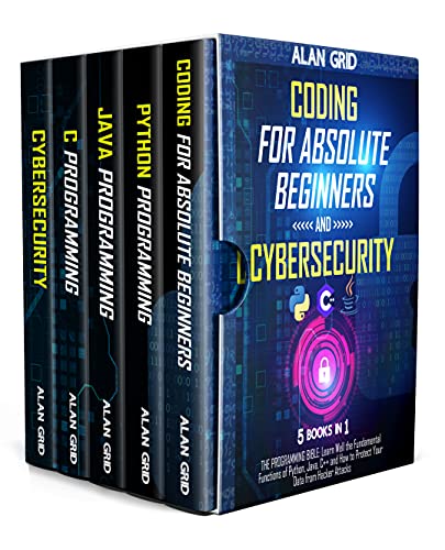 Coding for Beginners & Cybersecurity: 5 Books in 1