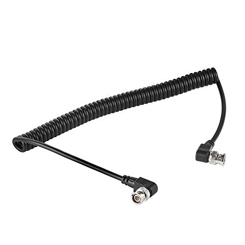 Coiled BNC Cable for Cameras and Video Equipment