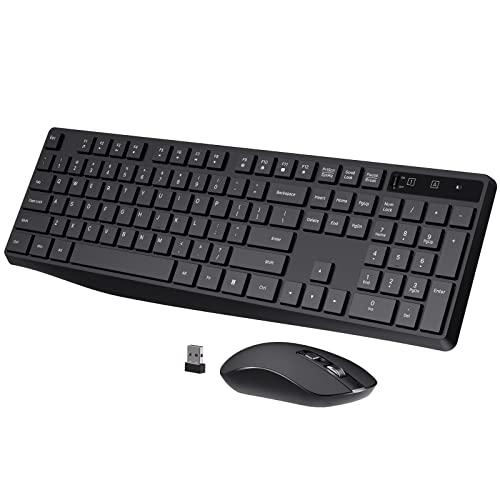 COLIKES Wireless Keyboard and Mouse Combo