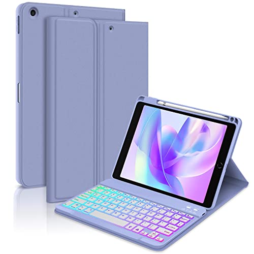 Color Backlit Keyboard Case for iPad 10.2 Inch