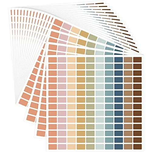 Color Coding Labels Rectangle Colored Stickers