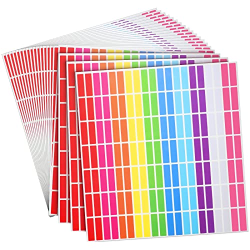 Color Coding Labels Rectangle Colored Stickers