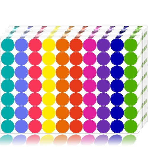 Colored Dot Stickers