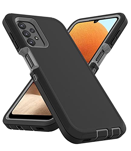 Comboproof for Samsung Galaxy A32 5G Case,Shockproof Dustproof Case for iPhone Samsung Galaxy A32 5G (Black)