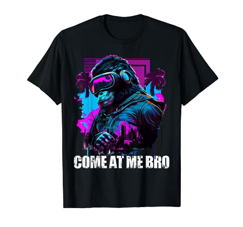Come At Me Bro Funny Gorilla VR Gamer Virtual Reality Player T-Shirt