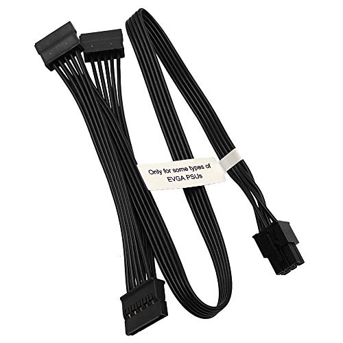 COMeap 6 Pin to 3X 15 Pin SATA Power Adapter Cable