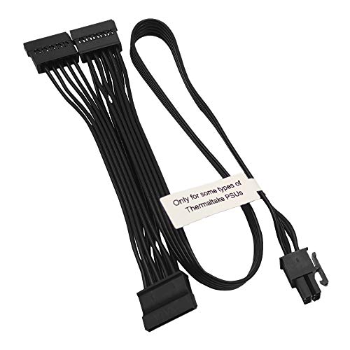 COMeap 6 Pin to 3X 15 Pin SATA Power Adapter Cable