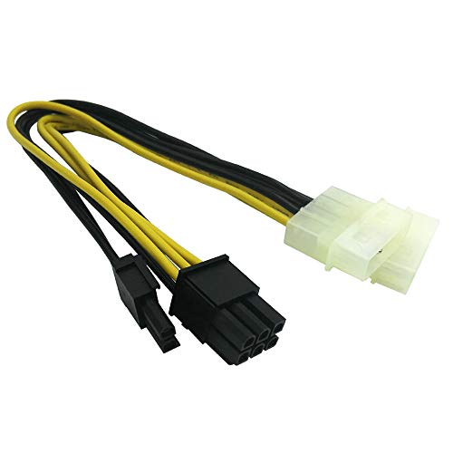COMeap 8 Pin to 2X Molex Power Adapter Cable