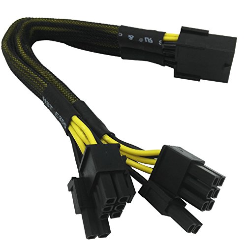 COMeap GPU VGA PCIe Power Adapter Y-Splitter Cable