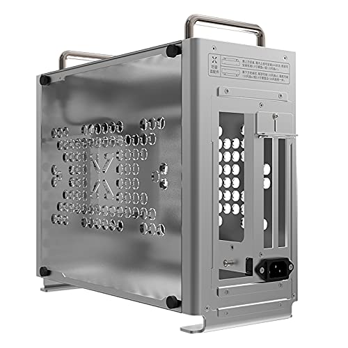 Compact Aluminum Desktop PC Case with Interchangeable Side Panels