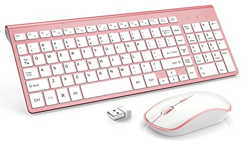 Compact Wireless Keyboard Mouse Combo