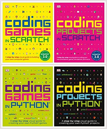 Computer Coding for Kids Series: Games in Scratch, Projects in Python