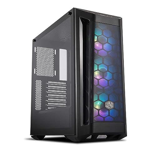 Cooler Master MB511 ARGB - Versatile ATX PC Case with High Airflow and Tempered Glass