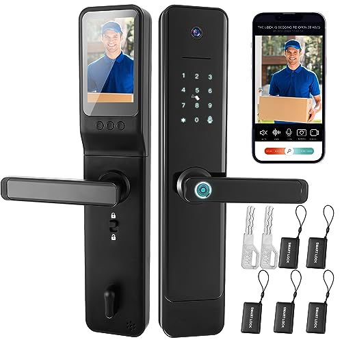 Copkim Smart Door Lock with Video Camera