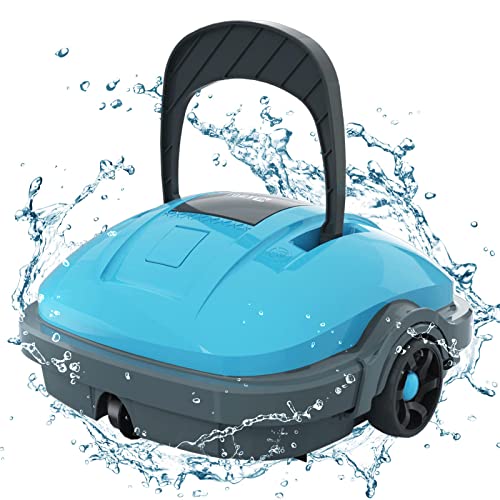 Cordless Robotic Pool Cleaner with Powerful Suction