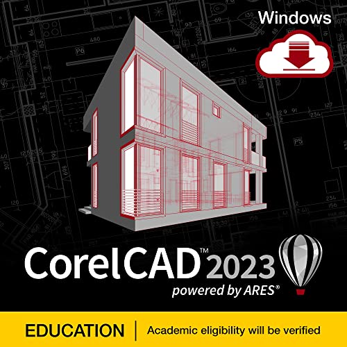 CorelCAD 2023 Education | Professional CAD Software for 2D Drafting, Design & 3D Printing [PC Download]