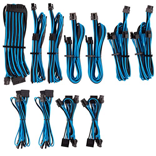 Corsair Premium PSU Cables Pro Kit – Blue/Black
