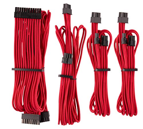 CORSAIR Premium PSU Cables Starter Kit - Red