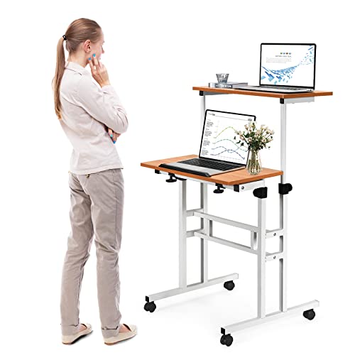 COSTWAY Mobile Standing Desk