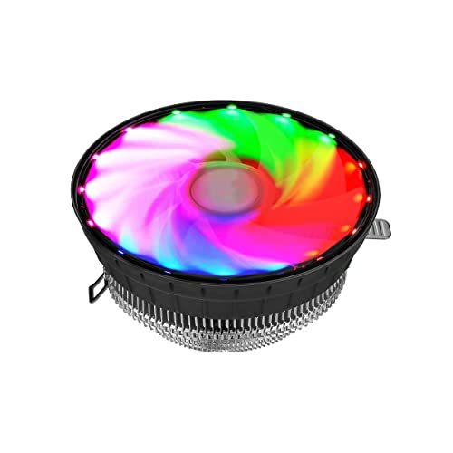 CPU Cooler Fan Heatsink RGB LED for Intel LGA1156/1155/1151/1150/775 AMD AM3+