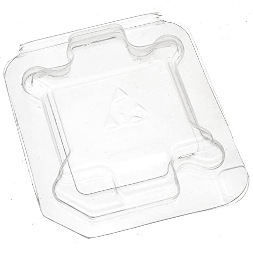 CPU Plastic Protective Case - 2-Pack CPU Clamshell Tray Container