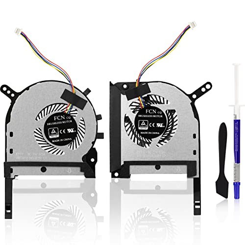 CPU+GPU Cooling Fan Replacement for Asus TUF Gaming (2020) A15 FA506 FA506IV FA506IU TUF 506 IU IV F15 FX506 FX506LI FX506LU FX506IH FX705DT FX505 FX505DT FX505DV FX505DY FX505DU FX505DD FX505GT/GD
