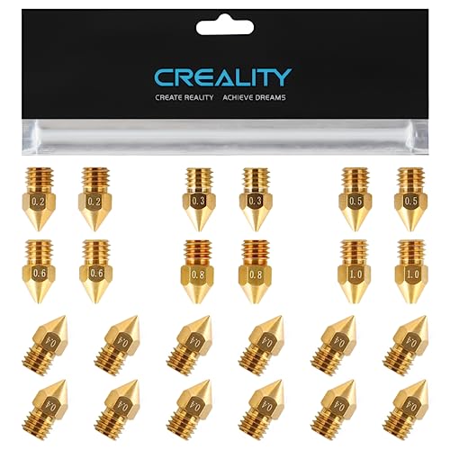 Creality MK8 Nozzles Kit for Ender 3 Series, Ender 5 Series, and CR-10