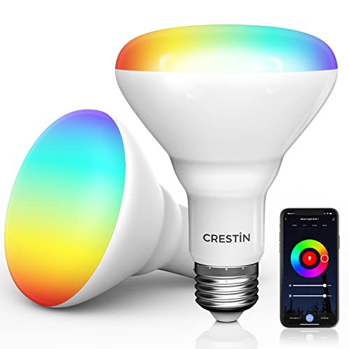 CRESTIN Smart WiFi Flood Light Bulbs